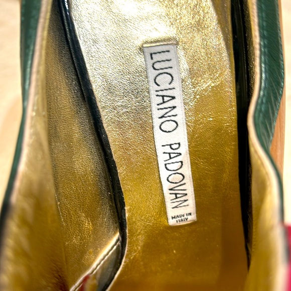Luciano Padona authentic three tone leather pumps. Only worn twice. Size 8 - Picture 2 of 5